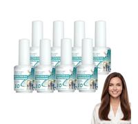 Teeth Brightening Paint - Temporary Tooth Paint for Cosmetic Brightening, Gentle Stain - Tooth Color Correcting Stain, Easy Application for Social Events and Photos, 15ml Travel, Enamel (8 Bottles)