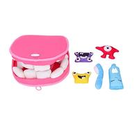 Teeth Brushing Toy Set Soft PP Cotton Educational Oral Care Learning Toy for Kids Children Toddlers Polyester Fabric 22.5 x 8cm Tooth Model Toothbrush Toothpaste Dirt