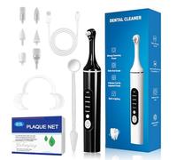 Teeth Cleaning Kit, Electric Tooth Polisher with 6 Heads and 5 Modes, USB Rechargeable, IPX6 Waterproof for Effective Stain Removal