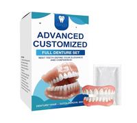 Teeth Decoration Kit, Natural Gap Coverage, Smile Enhancer, Comfortable Material, Denture Care Set - Easy to Use, Instant Results(1PC)