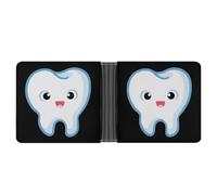 Teeth Dentist Dentistry Dental Novelty Billfold Wallet Funny Wallets Bill Coin Card Holder Funny Pouch Purse for Men Women