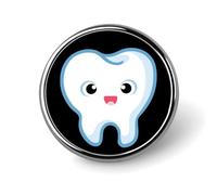Teeth Dentist Dentistry Dental Novelty Pin Badge Lapel Pin Brooch Badge Tie Jewelry Decor for Hats Jackets Shirts