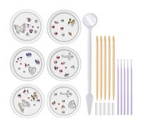 Teeth Gems Jewelry | Professional Tooth Gem Kit | Professional Tooth Gem Kit, Tooth Gems Kit for Teeth, Fashionable Tooth Gems Decoration for Shining Smile