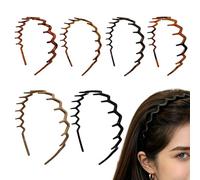 Teeth Headband | 6 Pieces Non-Slip Tape With Teeth For Backward Hairstyling,Slick Back Hair Accessories,For Women Girls Hairstyle Taming Loose Hairs Exercise Makeup Care