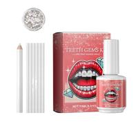 TEETH JEWEL KIT - Professional Teeth Jewelry Kit, Glowing Gems for Teeth | Glue and Easy Paste Tool, Perfect for Creating Unique Smiles, and Safe, Includes Never Been