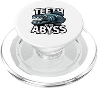TEETH OF THE ABYSS Scary Angler Fish Edgy Nautical PopSockets PopGrip for MagSafe