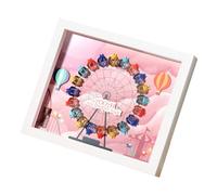 Teeth Planner Frame Impermeable Thin Storage Answer for Growing Up Landmark Collection Polystyrene Primary Tooth Holder for Children