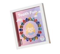 Teeth Planner Frame Impermeable Thin Storage Answer for Growing Up Landmark Collection Polystyrene Primary Tooth Holder for Children