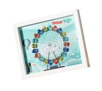 Teeth Planner Frame Impermeable Thin Storage Answer for Growing Up Landmark Collection Polystyrene Primary Tooth Holder for Children