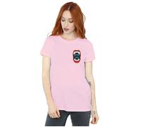 Teeth Pocket Cotton Boyfriend T-Shirt The Lost Boys Baby Pink L