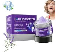 Teeth Restoration Mineral Powder, 2025 New Tooth Whitening Mineral Powder, Dental Restoration Minerals Powders, Effective in strengthening Teethes & Gums, Freshen Breath, for All Teeth Types (1)