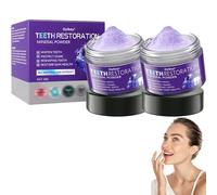 Teeth Restoration Mineral Powder, Natural Tooth Powder, Tooth Cleaning, Natural Ingredients 50g(2 PCS)
