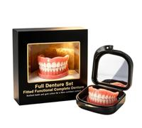 Teeth Silicone Whitening Teeth, Cover Imperfect Teeth Unisex | Removable Cosmetic Dental Veneer for Filling Interdental Spaces Soft Silicone Denture Set