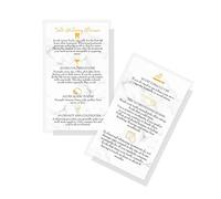 Teeth Whitening Aftercare Instructions Cards | 50 Pack | Size 2x3.5" inch Business Card | Wallet Sized Marble with Gold Design
