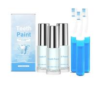 Teeth Whitening Care Tooth Enamel Kit, Instant Whitening Paint for Teeth, Instant Teeth Stain Remover, Tooth Polish Uptight White,Yellowing,Brighting & Polish Teeth in Minutes,Too/th Whiten/ing (3Pc)