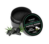 Teeth Whitening Charcoal Powder - 30G Activated Charcoal Tooth Cleaning Powder - Natural Teeth Whitening Mint Coconut Shell Bamboo Charcoal Tooth Powder for Surface Stains,Fresh Breath,Daily Oral Care