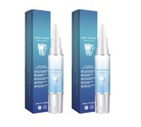 Teeth Whitening Essence Pen, Instant Stain Remover, Tooth Whitening Gel Pens, Effective Whitening Tartar Stain Remover for Sensitive Teeth and Gums (2 Pcs)