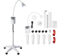 Teeth Whitening Machine, Mobile 4 LED Cold Light Bleaching Accelerator,Professional Height Adjustable Dental Whitening Lamp,Aluminum Alloy Floor Standing Teeth Beauty Machine for Salon Clinic Home Use
