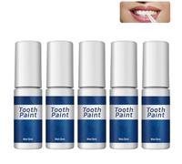 Teeth Whitening Paint,Instant Whitenings Dental Lacquer,Tooth Polish Uptight White,Whitenings Tooth Paints, Paint Enamel, Instant Teeth for Polish Stain Removal (5pcs)