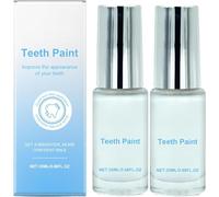 Teeth Whitening Paint, Teeth Whitener Essence, Removes Tea Stains and Yellow Stains, Easy to Use Enamel Coating, for All Teeth Types