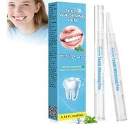 Teeth Whitening Pen, Teeth Whitener for Stain Removal, Professional Smile Brightening at Home and On-The-Go, Stain Remover for Teeth, Fast-Acting (2 Pens × 2 ml Each)