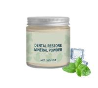 Teeth Whitening Powder, Dental Restore Mineral Toothpaste Powder, Fluoride-Free Hydroxyapatite Formula, Mint Flavour, Safe and Gentle Cleaning, Sweet Smile, Stain Removing & Teeth Whitening (1)