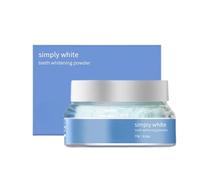 Teeth Whitening Powder, Natural Tooth Powder Whitener for Coffee, Tea, Wine & Smoking Stains, Whitening Toothpaste, Peroxide-Free, No Sensitivity, 6 Month Whitener Supply, Cool Mint Flavour