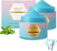 Teeth Whitening Powder, Nicotinamide Dazzling White Toothpaste, Deep Cleaning, Intensive Stain Removal, Natural Gentle Formula for Gum Care, Fresh Breath (2)