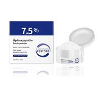Teeth Whitening Powders, Hydroxyapatite Tooth Powder, 7.5% Nano Microcrystalline Hydroxyapatite Powder, Natural Enamel Repair & Sensitivity Relief Tooth Powders, Fresh Breath