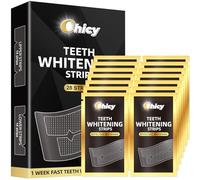 Teeth Whitening Strip for Sensitive Teeth 14 Treatments, Non-Slip Strips, Effective Kit, Fast Result Remove Smoking, Coffee Stains, Professional Tooth Whitening - 28 Non-Slip Strips