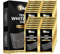 Teeth Whitening Strip for Sensitive Teeth 56 Counts, Non-Slip Strips, Effective Kit, Fast Result Remove Stains, Professional Tooth Whitening - Whitener Strips 28 Treatments