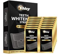 Teeth Whitening Strips 14 Treatments - Enamel-Safe & No-Sensitivity & No-Slip Whitening Strips - Fast Teeth Whitening Result in 7 Days - Whitening Kit for Coffee, Wine Stains Removal, Mint Flavor