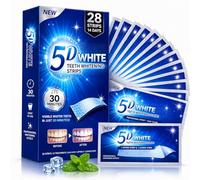 Teeth Whitening Strips 14 Treatments, Enamel Safe, Non-Sensitive, Easy Home Use, Fast Results Remove Smoking, Coffee, Wine Stains Teeth Whitening Kit Pack of 28 Non-Slip Strips