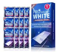 Teeth Whitening Strips 42 Pcs, Safe Effective Kit for Sensitive 21 Times, Tooth, Professional Pro Smile Treatment Strips