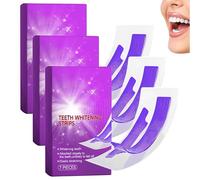 Teeth Whitening Strips, Fast Results Tooth Whitening Strip Solution, Gentle Care Teeth Whitening for Sensitive Teeth Stain Removal & Colour Correction (3pcs)