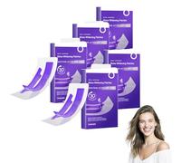 Teeth Whitening Strips - Professional Teeth Whitening Strips Kit, Purple Color Correction Strips for Yellow Stains, Gentle for Sensitive Teeth, Enamel Safe & Sensitivity Free Blend (5 Boxes)