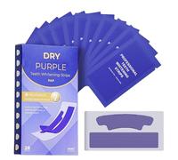 Teeth Whitening Strips, Purple Teeth Whitening Strips 14 Packs 28 Pcs, Safe Non-Slip Dry Strip for Whiter Teeth and Colour Correction,Fast Results,Non-Sensitive Formula Teeth Whitener