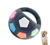 Teething Ball for Puppies - Round Squeaky Dog Toy, Interactive Chew Ball, Bite Resistant Play Device, Handheld Fetch Entertainment, Training Aid for , Corgis | For Aggressive Chews