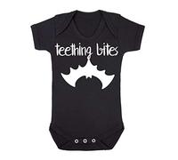 Teething Bites Halloween Baby Grow Vest, 3-6 Months, Black
