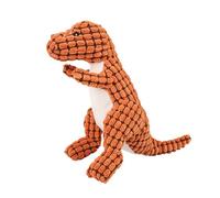 Teething Dog Toy - Dinosaur Plush Squeaker, Chew Plaything with Safe Soft Material, Puppy Gadget with Interactive Design, Pet Accessory, Dog Toy for Keeping Dogs Entertained Stimulated Active