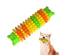 Teething Dog Toy - Slow Feeder Safe Bite-Resistant Caterpillar Shape Chew Toys,Flexible Dog Chewing Stick for Homes, Yards, Small to Medium Dogs