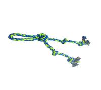 Teething Kit - Natural Textile Twine, Heavy Duty Loop, Flexible Cleansing Mesh | Tough Chew Toy for Puppy Gums Indoor Backyard Yard Family Gathering Friends Playtime Exercise Activity Use