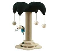 Teething Kitten Tower, Comfortable Climbing Activity Post, Multi-Level with Soft Perches, Dangling Toy for Colourful Look, Playful Scratching Toy, Cat Accessories for Relaxation