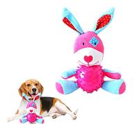 Teething Plush Dog Toy - Teeth Cleaning Dog Toys,Rattling Puppy Pet Toys for Hunting, Picking Up and Finding Hay for Sofa and Furniture Protector, for Friends for Animal Lovers Hepvet