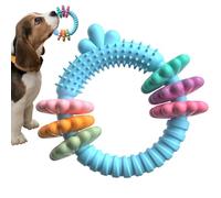 Teething Rings for Dogs, Teething Rings for Dogs for Puppies, Dog Training Ring - Rubber Teething Rings for Throwing and Catching Dogs, Supports Healthy Chewing Behavior