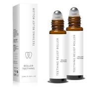 Teething Roller, Baby Teething Oil Soothing Roller, All-Natural Formula, Suitable for Babies. Contains Natural Ingredients Such as Glycerin, Aloe Vera, and Lemon.