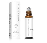 Teething Roller, Baby Teething Oil Soothing Roller, All-Natural Formula, Suitable for Babies. Contains Natural Ingredients Such as Glycerin, Aloe Vera, and Lemon.