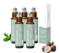 Teething Roller, Children's Teething Roller Ball, Natural Pain Relief Baby Roller Teething Oil Suitable, Natural Teething Oil for Relieving Teething Discomfort In Babies (5Pc)