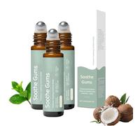 Teething Roller, Children's Teething Roller Ball, Natural Pain Relief Baby Roller Teething Oil Suitable, Natural Teething Oil for Relieving Teething Discomfort In Babies (3Pc)