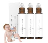 Teething Roller,Natural Pain Relief Roller, Baby Teething Oil Roller, Natural Teething Relief for Babies,Teething Roller and Calm Sleep Balm,Teething Roller Natural Pain Relief Baby (3pcs)